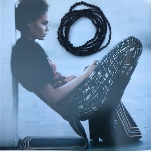 🖤Black beaded multi-strand bracelet🖤